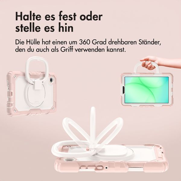 imoshion Rugged Kindersicher Schutzhülle Samsung Galaxy Tab A11 Plus / A9 Plus - Rosa