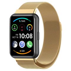 imoshion Magnetisches Milanaise Armband für das  Huawei Watch Fit 2 - Gold