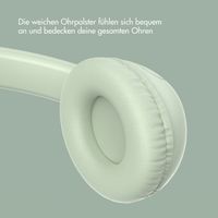 imoshion Kinderkopfhörer mit AUX-Kabel - Dezibelbegrenzer - Mint Green