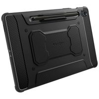 Spigen Rugged Armor Pro Klapphülle für das Samsung Galaxy Tab S9 FE - Schwarz