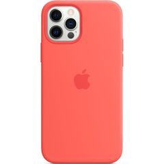 Apple Silikon-Case MagSafe Apple iPhone 12 (Pro) - Pink Citrus