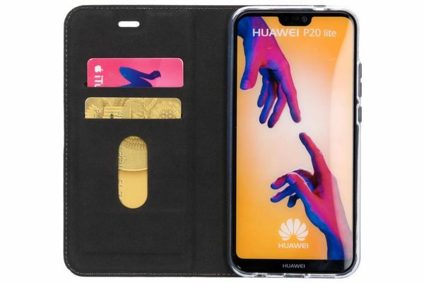 Gestalte deine eigene Compact Gel Klapphülle Huawei P20 Lite - Weiß