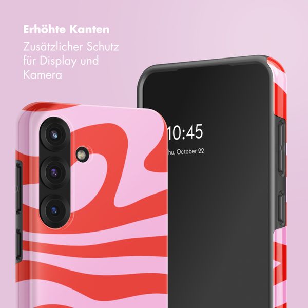 Selencia Vivid Rückabdeckung mit MagSafe Samsung Galaxy S25 - Dream Swirl Pink