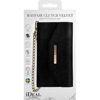 iDeal of Sweden Mayfair Clutch Velvet Schwarz für das iPhone Xs Max