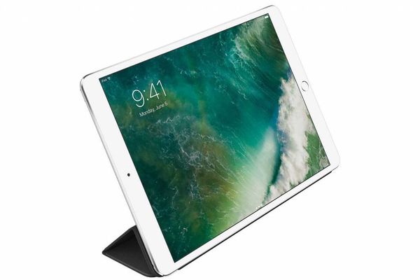 Apple Leather Smart Cover für das iPad 9 (2021) 10.2 Zoll / 8 (2020) 10.2 Zoll / 7 (2019) 10.2 Zoll / Pro 10.5 (2017) / Air 3 (2019) - Schwarz