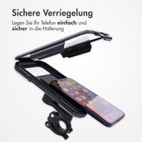 imoshion Premium-Fahrradhalter spritzwassergeschützt - stabile Gehäuse - Schwarz