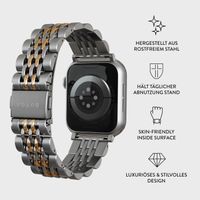 Burga Edelstahlarmband für Apple Watch | 38/40/41/42 mm - Platinum Gold