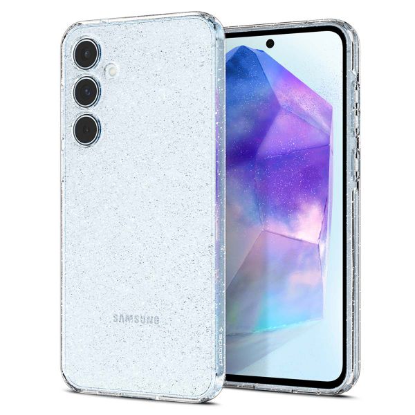 Spigen Liquid Crystal Case für das Samsung Galaxy A55 - Glitter Crystal Quartz