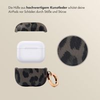 Selencia Sabi Case Apple AirPods 3 - Leopardenmuster - Midnight Black
