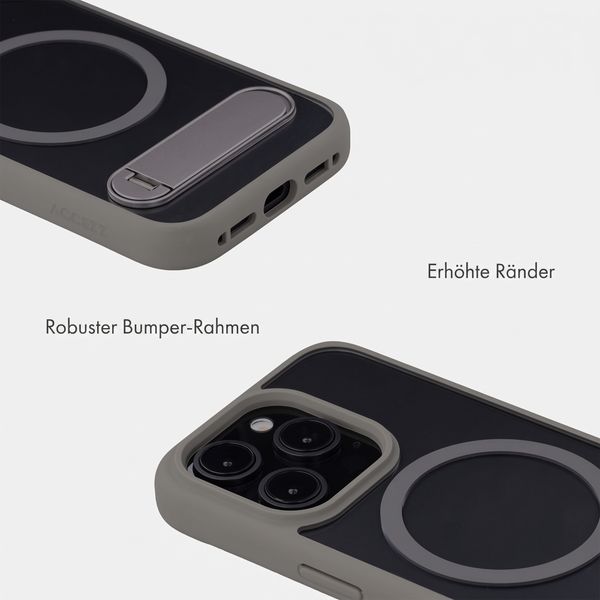 Accezz Hold Backcover mit MagSafe Apple iPhone 15 Pro - Grey