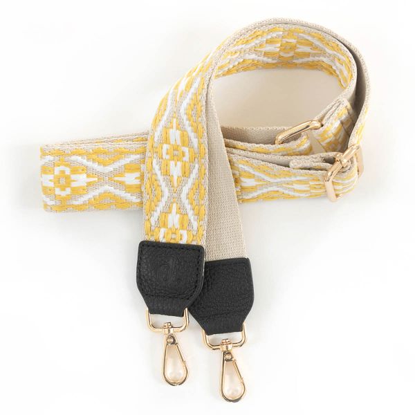 Dutchies Phone Strap - Verstellbare Universal-Telefonkordel - Moroccan Yellow / Black