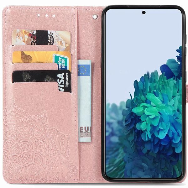 imoshion Mandala Klapphülle Samsung Galaxy S21 - Rosé gold