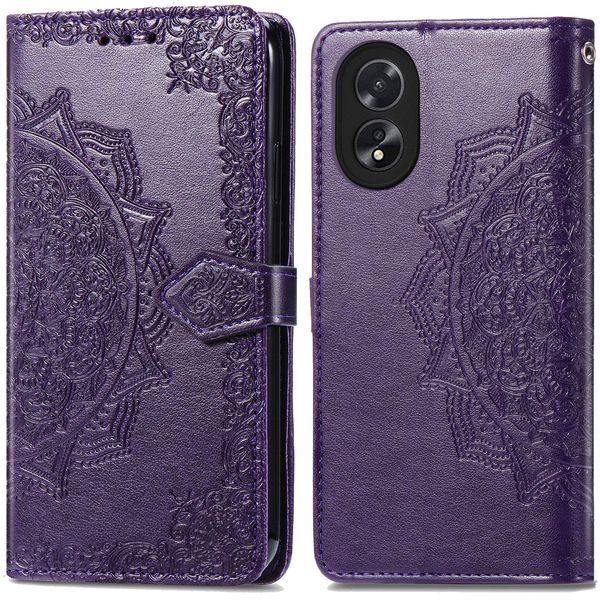 imoshion Mandala Klapphülle für das Oppo A18 / Oppo A38 - Violett