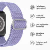 imoshion Gewebtes Nylonarmband für Apple Watch | 38/40/41/42 mm - Lila