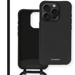 imoshion Color Backcover mit abtrennbarem Band Apple iPhone 15 Pro - Schwarz