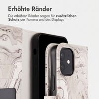 imoshion Design Klapphülle Apple iPhone 12 (Pro) - Sandy Marble