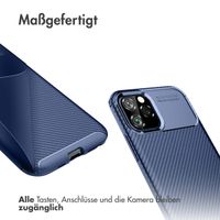 imoshion Carbon-Hülle für das iPhone 11 Pro Max - Blau