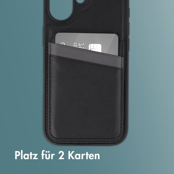 imoshion Backcover mit Kartenfach und Ständer Apple iPhone 17 - Schwarz