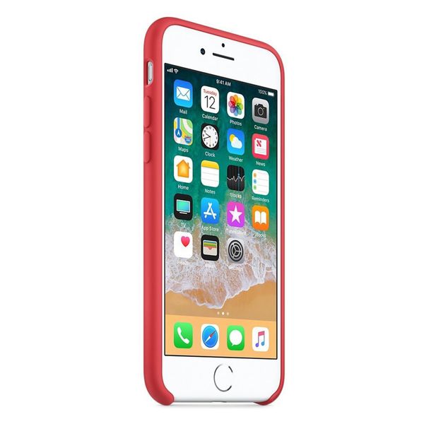 Apple Silikoncase Apple iPhone SE (2022 / 2020) / 8 / 7 - Red Raspberry