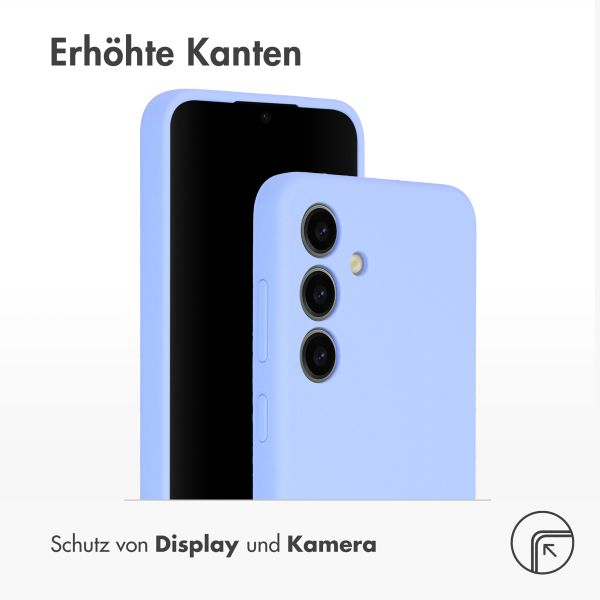 Accezz Liquid Silikoncase Samsung Galaxy S24 - Violett