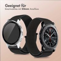 imoshion Nylonarmband -   Universelle 22 mm Anschluss - Schwarz