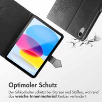 imoshion Mandala Klapphülle Apple iPad Air 11 Zoll (2025) M3 / (2024) M2 / Air 5 (2022) / Air 4 (2020) - Schwarz