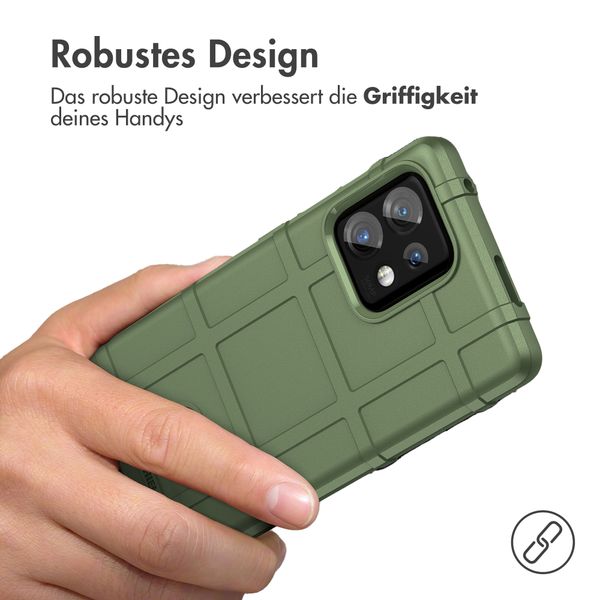 imoshion Rugged Shield Backcover für das Motorola Edge 40 Pro - Grün