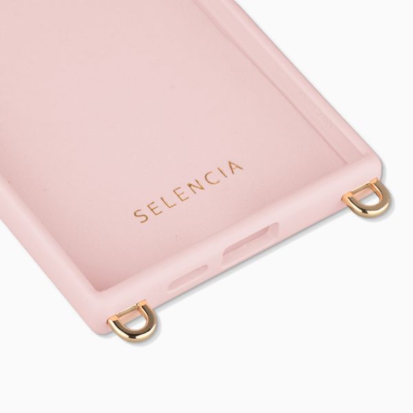 Selencia Rivièra Backcover mit MagSafe mit abnehmbaren Haken Samsung Galaxy S24 Ultra - Sorbet Pink