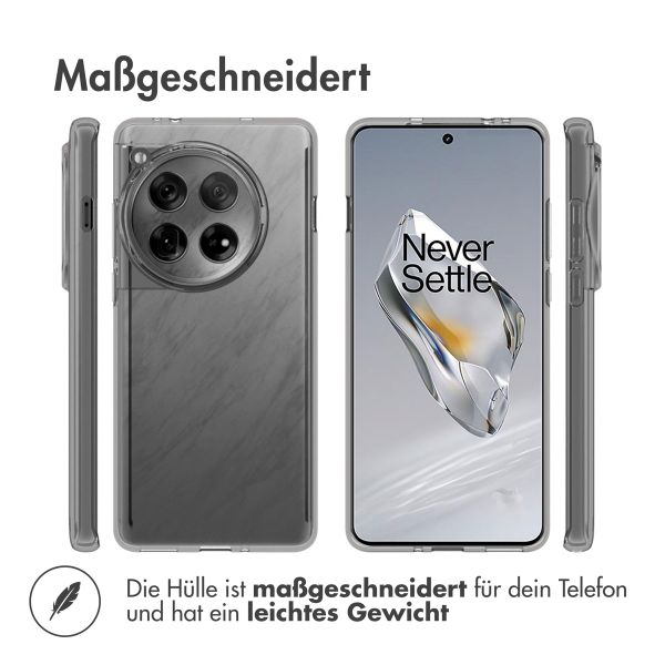 Accezz TPU Clear Cover für das OnePlus 12 - Transparent