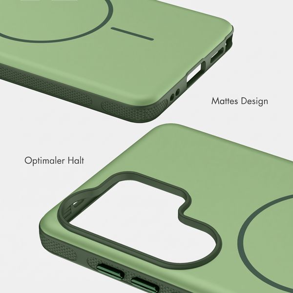 imoshion Color Backcover mit Thin MagSafe Ring Samsung Galaxy S26 Ultra - Dunkelgrün