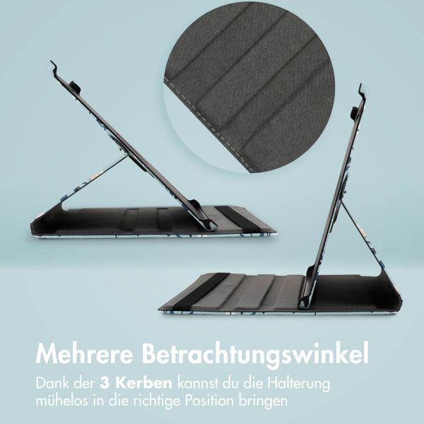 imoshion 360° drehbare Design Klapphülle Samsung Galaxy Tab S10 Ultra / Tab S9 Ultra - Flowers