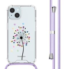 imoshion Design Hülle mit Band Apple iPhone 15 - Sandstone Dandelion