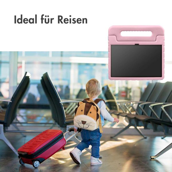 imoshion Schutzhülle mit Handgriff kindersicher für das iPad 11 (2025) 11 Zoll / iPad 10 (2022) 10.9 Zoll - Hellrosa