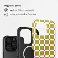 Selencia Vivid Rückabdeckung mit MagSafe Apple iPhone 16 Pro - Check This Olive
