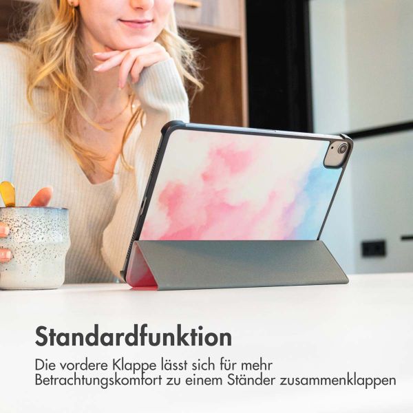 imoshion Design Trifold Klaphülle Apple iPad 6 (2018) 9.7 Zoll / iPad 5 (2017) 9.7 Zoll / Air 2 (2014)/Air 1 (2013) - Sky