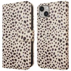 imoshion Design Klapphülle Apple iPhone 14 - Black And White Dots