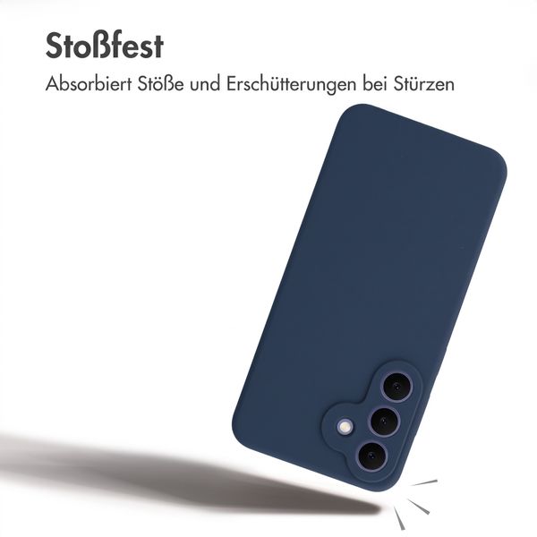 Accezz Liquid Silikoncase mit MagSafe Samsung Galaxy S26 FE - Dunkelblau