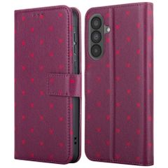 imoshion Design Klapphülle Samsung Galaxy A57 (5G) - Crush Check Coral Dust