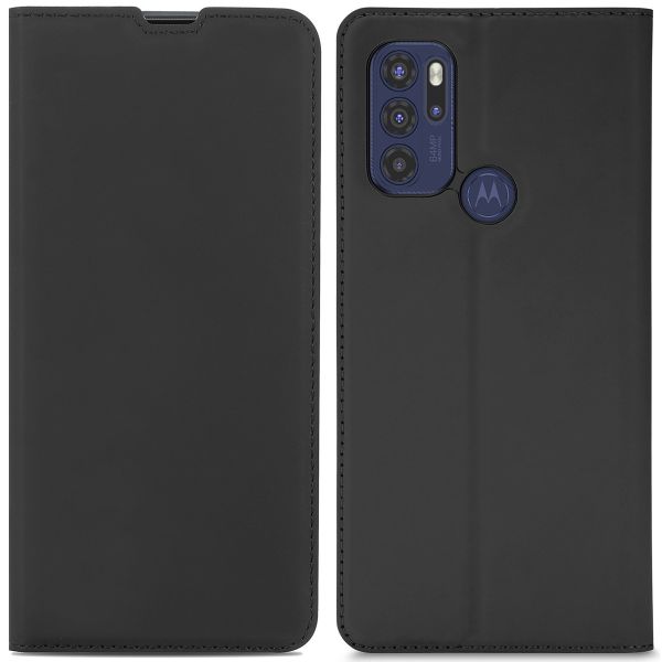 imoshion Slim Folio Klapphülle für das Motorola Moto G60s - Schwarz