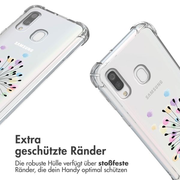 imoshion Design Hülle mit Band Samsung Galaxy A40 - Sandstone Dandelion