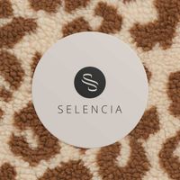 Selencia Teddy Laptop Hülle 15-16 Zoll - Laptop Sleeve - Vanilla Leopard