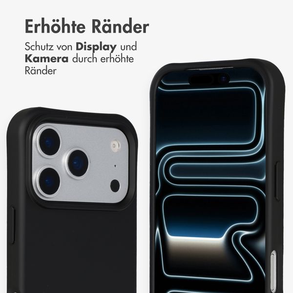 imoshion Color Backcover mit abnehmbarem Handykette und MagSafe Apple iPhone 17 Pro Max - Schwarz