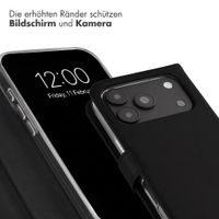 Selencia Echtleder Klapphülle Apple iPhone 18 Pro / 17 Pro - Schwarz