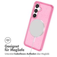 imoshion Sparkle Back Cover mit MagSafe für das Samsung Galaxy S24 - Rosa