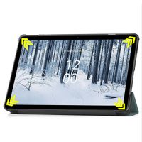 imoshion Trifold Klapphülle Nokia T21 - Dunkelgrün
