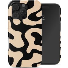 Selencia Vivid Back Cover Apple iPhone 16 Pro - Art Wave Black