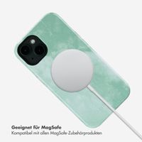 Selencia Vivid Rückabdeckung mit MagSafe Apple iPhone 14 - Marble Grayed Jade