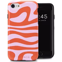 Selencia Vivid Tough Back Cover für das Apple iPhone SE (2022 / 2020) / 8 / 7 / 6(s) - Dream Swirl Pink