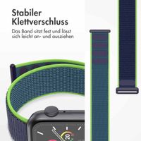 imoshion Nylon-Armband⁺ für die Apple Watch Series 1 bis 10 / SE / Ultra (2) (44/45/46/49 mm) - Lime