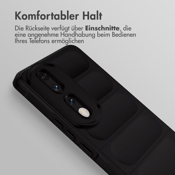 imoshion EasyGrip Back Cover für das Honor 90 Pro - Schwarz